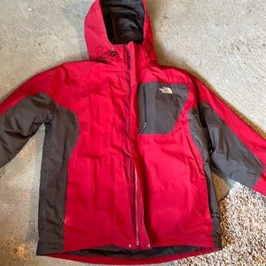 North face winter jacket Size xxl red